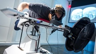 Flying the Birdly Virtual Reality Simulator [upl. by Keraj835]