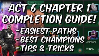 Act 6 Chapter 1 Completion Guide  Cavalier  Easiest Paths amp Tips  Marvel Contest of Champions [upl. by Hengel]