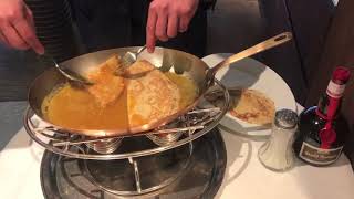 Crêpes Suzette flambées au Grand Marnier  Dessirier [upl. by Dawaj]