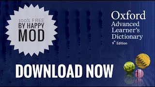 Oxford Advanced Learners Dictionary FREE PRO DOWNLOAD [upl. by Ettedualc]