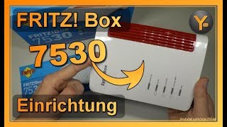 AVM FRITZ Box 7530 DSLZugang verkabeln amp einrichten [upl. by Yla750]