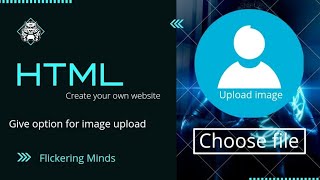 How to give an image upload option in HTML  Input image in HTML form  Image Input Tag [upl. by Ahsienal]