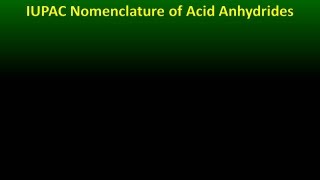 IUPAC Nomenclature of Acid Anhydrides [upl. by Beberg]