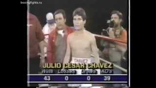 Julio Cesar Chavez Vs Ruben Castillo Date 19850419 [upl. by Nemlaz]