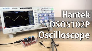 Review Hantek DSO5102P Digital Storage Oscilloscope DSO [upl. by Rori]