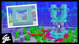 5 Minecraft Conduit Designs Minecraft 113 [upl. by Gombach295]