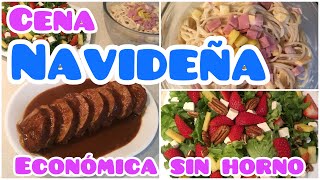 IDEA CENA NAVIDEÑA FÁCIL Y ECONÓMICA SIN HORNO [upl. by Satsoc]