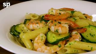 Pasta con zucchine e gamberetti [upl. by Aropizt]