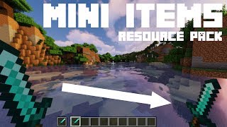 Mini Items Resource Pack  Free Up Your Screen Space [upl. by Elleinwad804]