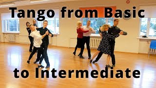 Workshop  Tango from Basic to Intermediate  Dance Exercises Steps and Tips [upl. by Lacym]