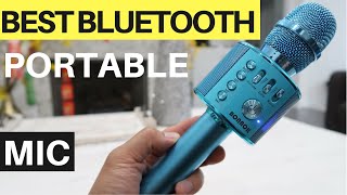 BONAOK Bluetooth Microphone UNBOX amp REVIEW  Karaoke Mic With Speaker [upl. by Kirit]