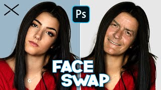 How to SWAP FACES in Photoshop  EASY [upl. by Tterrag]