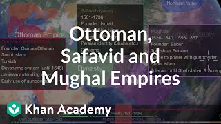 Ottoman Safavid and Mughal Empires  World History  Khan Academy [upl. by Mansoor]