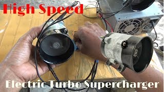 Review Electric Turbo Supercharger from Cina [upl. by Fasto]