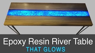 Epoxy Resin River Table Tutorial FULL DIY VIDEO [upl. by Ewold]