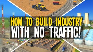 I Mastered Vanilla Industry Traffic amp You Can Too in Cities Skylines [upl. by Yecac]