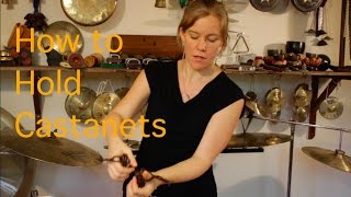 Castanets Basics 1 How to put on castanets [upl. by Atener]