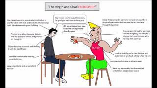 Storycraft The Virgin vs The Chad  The SexualSocial conflict in books movies and drama [upl. by Aninat]