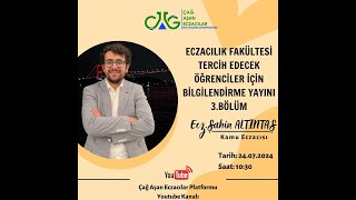 Eczacılık Bölümü Tercih Edilir Mi 3Bölüm  EczŞahin ALTINTAŞ [upl. by Junko89]