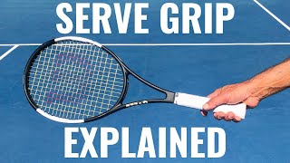 Tennis Serve Lesson Why You Need To Serve With The Continental Grip [upl. by Ezana]