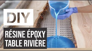 Résine époxy  Table rivière  DIY [upl. by Grace34]