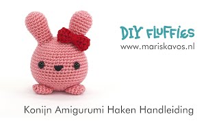 Mimi het konijn Amigurumi haakpatroon Nederlands [upl. by Deeann]