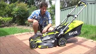 RYOBI 36V BRUSHLESS MOWER DEMONSTRATION amp REVIEW [upl. by Jandel]