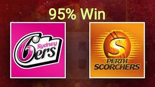 Sydney Sixers vs Perth Scorchers 30th Match Analysis amp Prediction [upl. by Oileduab]