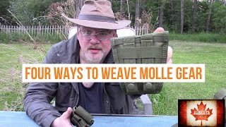 4 Ways to Weave MOLLE Gear [upl. by Tereb878]