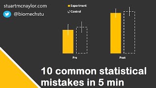 Ten Statistical Mistakes in 5 Min [upl. by Theola]