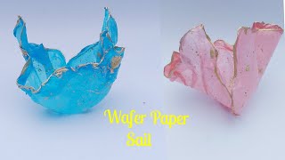 Wafer paper Sail Tutorial  Easy way amp Quick Tutorial [upl. by Anrim728]