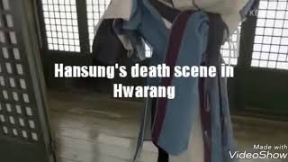 Taehyungs death scene in Hwarang [upl. by Bittencourt493]