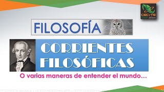 Corrientes filosoficas [upl. by Kipp]