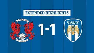 Extended Highlights  Leyton Orient 11 Colchester United [upl. by Nutsud]