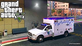 GTA 5  Rescue Mod V  PARAMEDIC 5  GTA 5 Rescue Mod PC MODS [upl. by Notgnimer]