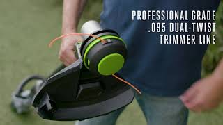 EGO String Trimmer  With PowerLoad Technology [upl. by Htilil]