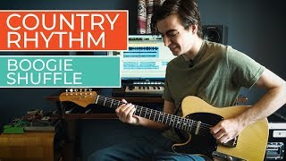 Country Rhythm Guitar Lesson  Boogie Shuffle [upl. by Olotrab]