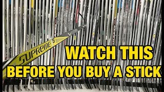 5 things EVERY hockey player should know about sticks before buying [upl. by Allesor]