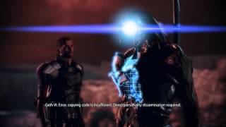 Mass Effect 3  Quarian Fleet Destruction Talis Death [upl. by Aeirdna32]