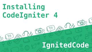 Installing CodeIgniter 4 with Composer [upl. by Grani88]