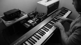 Addictive keys amp MAudio Keystation 88 piano test [upl. by Ddet]