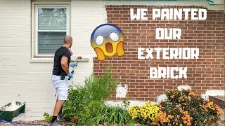 How To Paint Exterior Brick [upl. by Nola]