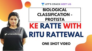 Biological Classification  Protista  One Shot Revision  NEET Biology  Target NEET 2020 [upl. by Afinom900]