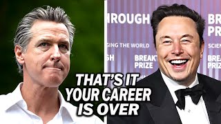 Elon Musk Denounces Gavin Newsom [upl. by Macario871]