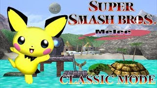 Super Smash Bros Melee  Classic Mode  Pichu Very Hard [upl. by Caswell]