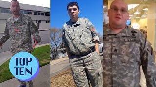 Top 10 Stolen Valor Moments [upl. by Ledif]