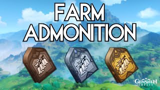 Farm Admonition Genshin Impact [upl. by Pros557]