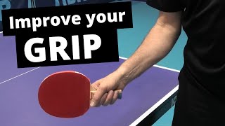 How to improve your table tennis grip with Mark Mitchell [upl. by Friedly]