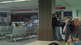 Earthquake in Japan Shocking Footage Inside Narita Airport 31111 [upl. by Nidnarb]