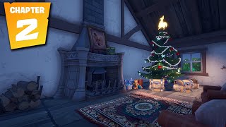 Fortnite Crackshots Cabin Location Winterfest Chapter 2 [upl. by Lesde49]